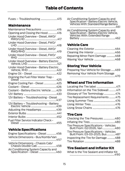 2026 Ford Transit Owner's Manual | English