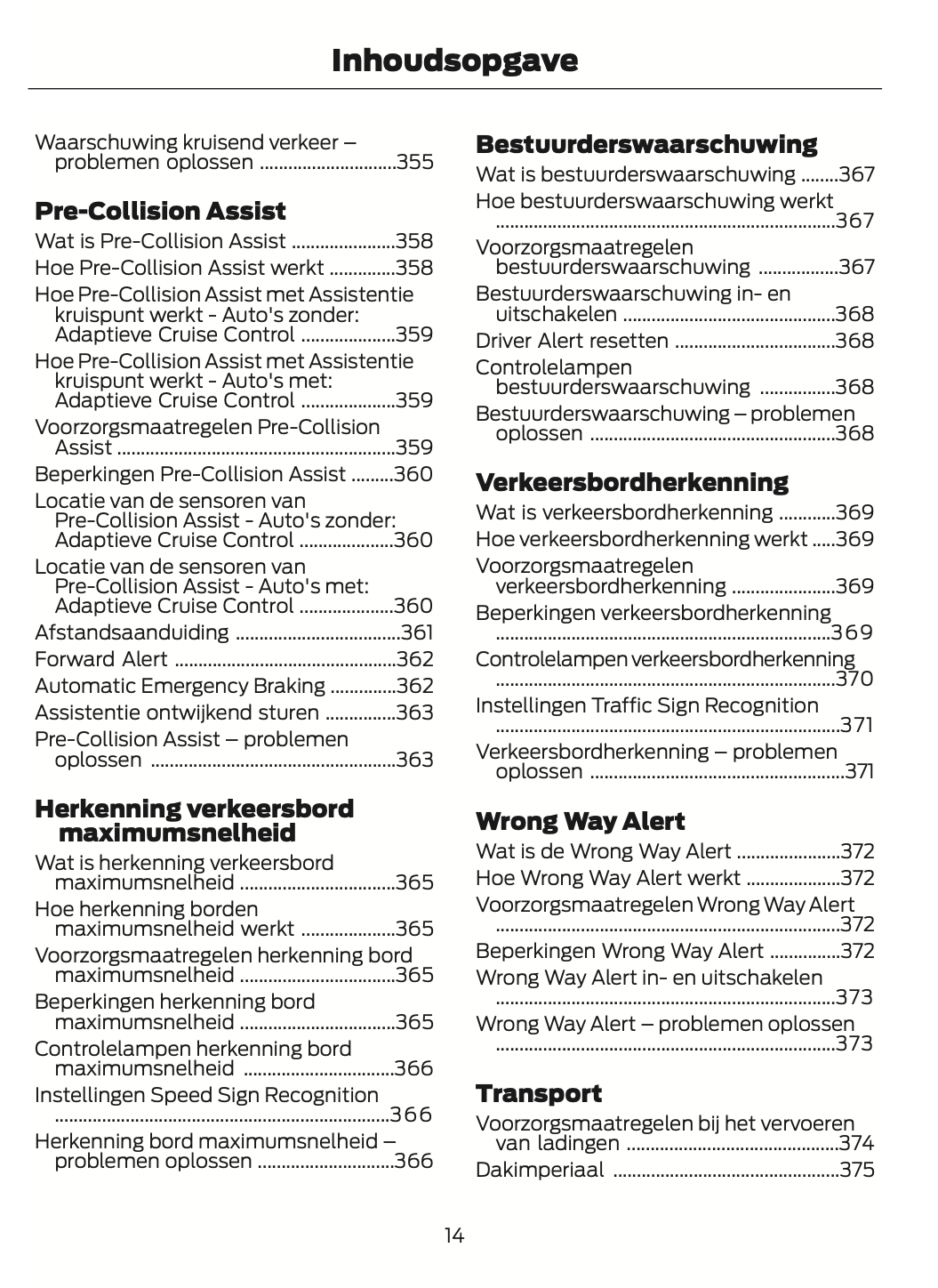 2024-2025 Ford Transit Gebruikershandleiding | Nederlands