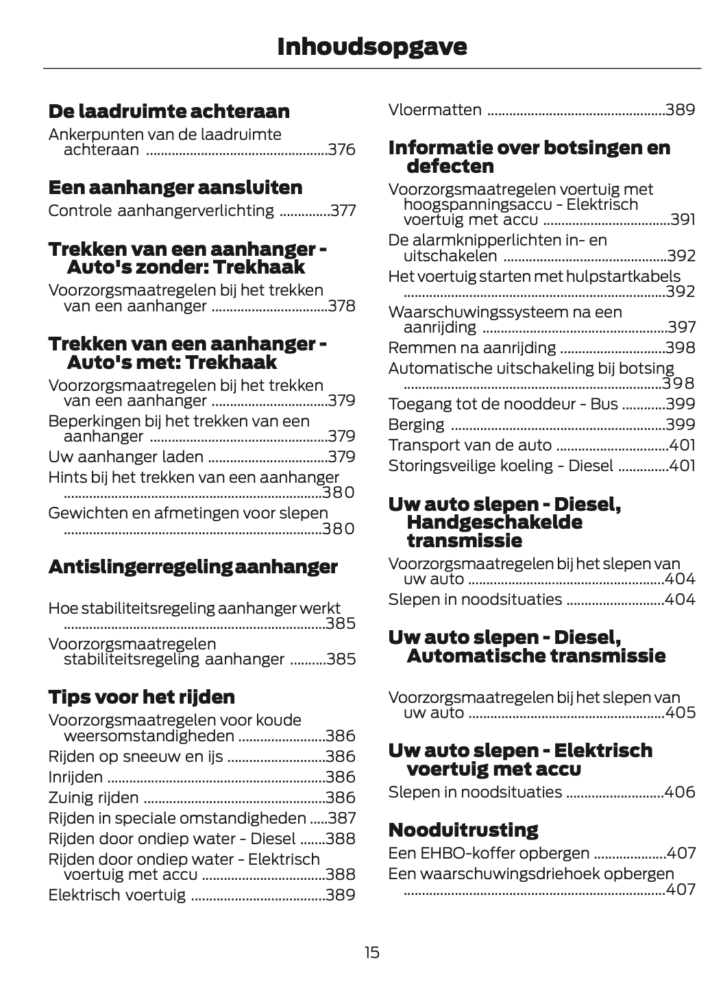 2024-2025 Ford Transit Gebruikershandleiding | Nederlands