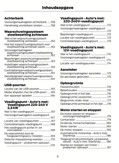 2024-2025 Ford Transit Gebruikershandleiding | Nederlands