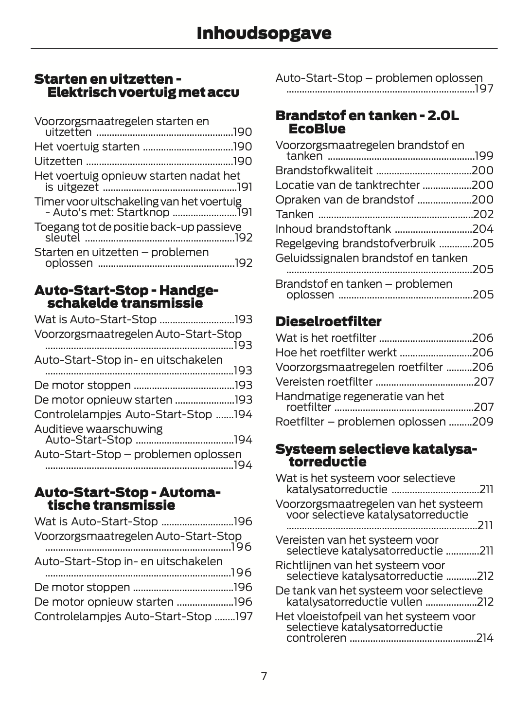 2024-2025 Ford Transit Gebruikershandleiding | Nederlands