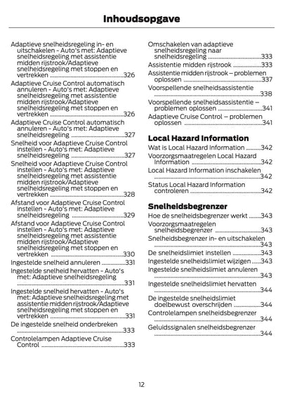 2026 Ford Transit Gebruikershandleiding | Nederlands
