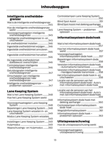 2026 Ford Transit Gebruikershandleiding | Nederlands