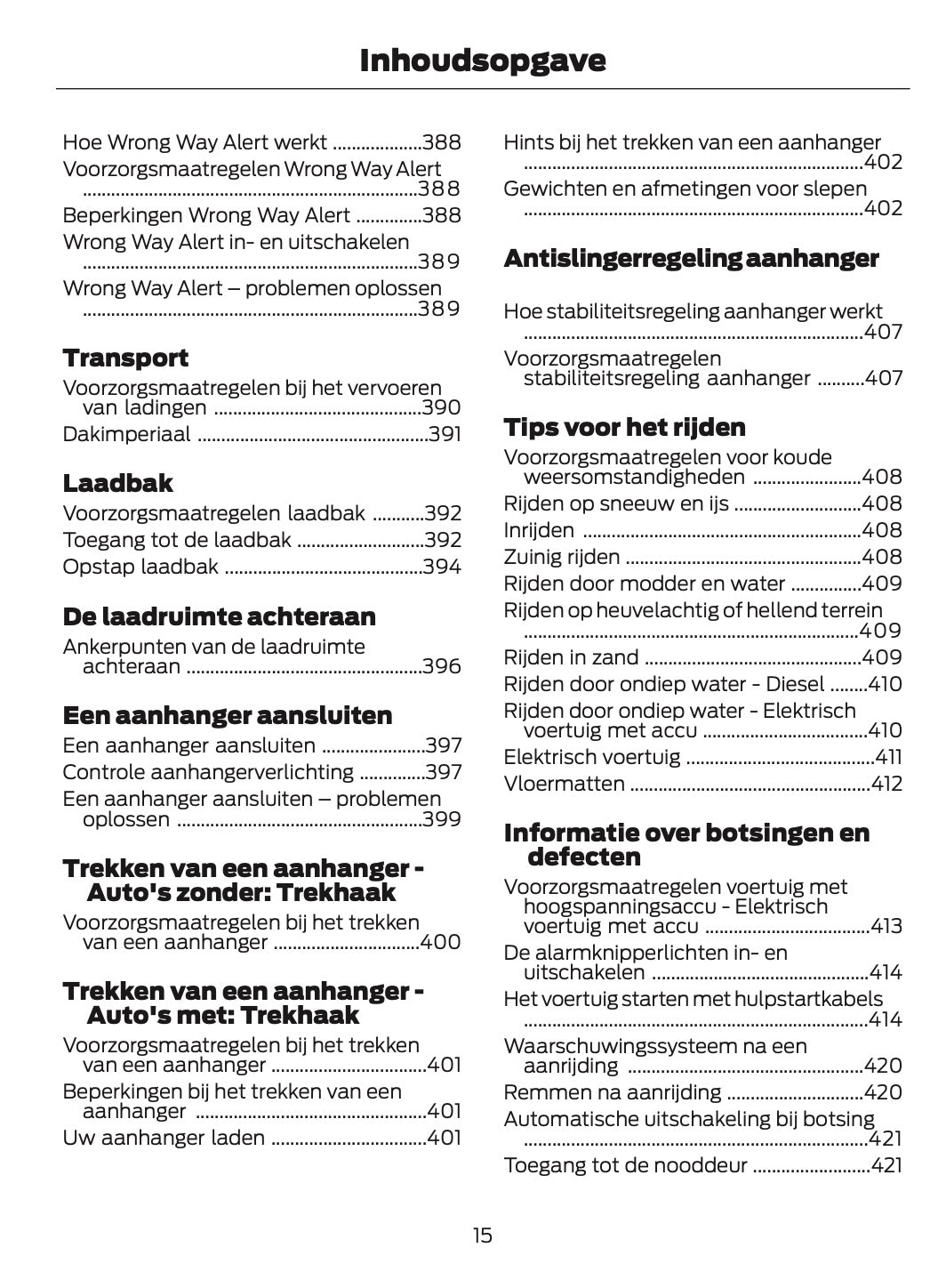2026 Ford Transit Gebruikershandleiding | Nederlands