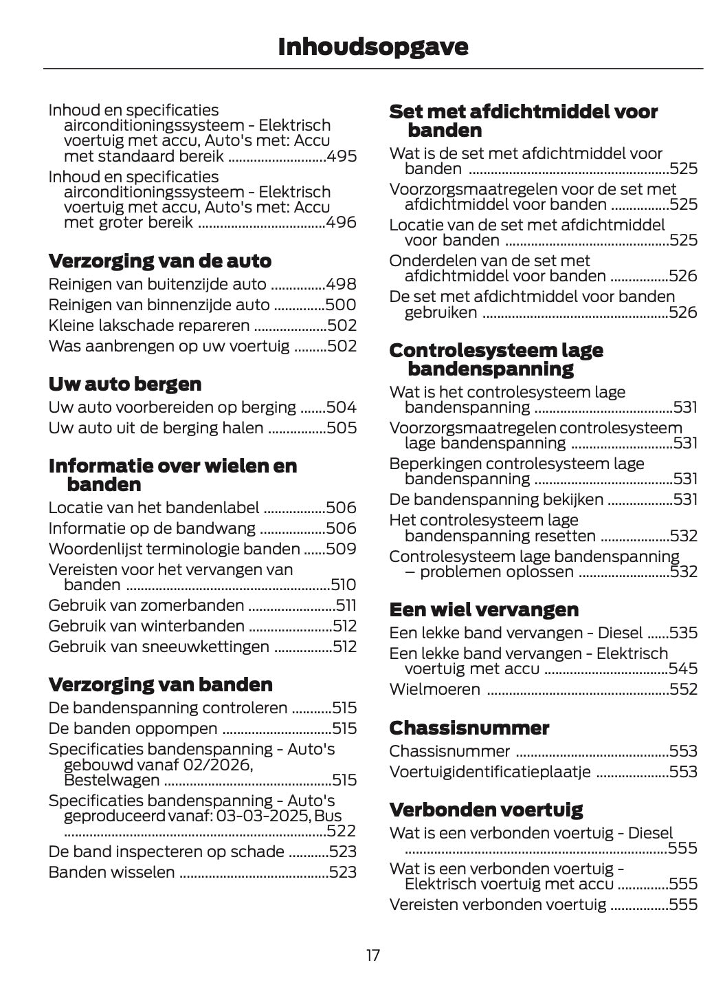 2026 Ford Transit Gebruikershandleiding | Nederlands