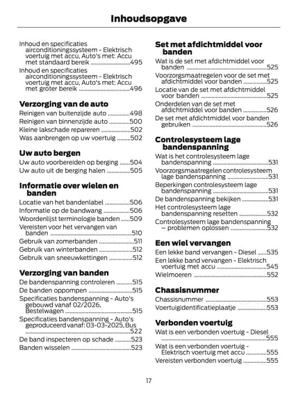 2026 Ford Transit Gebruikershandleiding | Nederlands