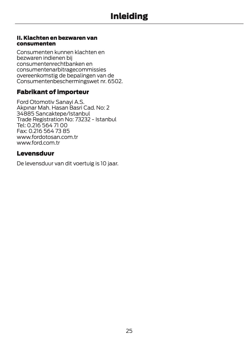 2026 Ford Transit Gebruikershandleiding | Nederlands