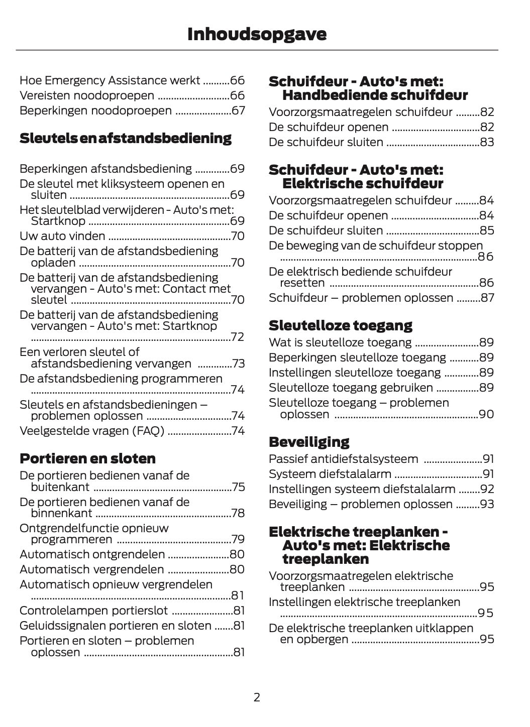 2026 Ford Transit Gebruikershandleiding | Nederlands