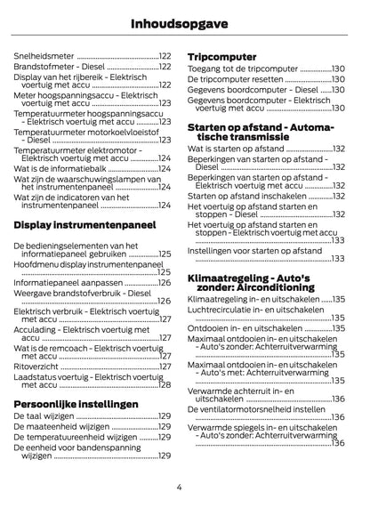 2026 Ford Transit Gebruikershandleiding | Nederlands