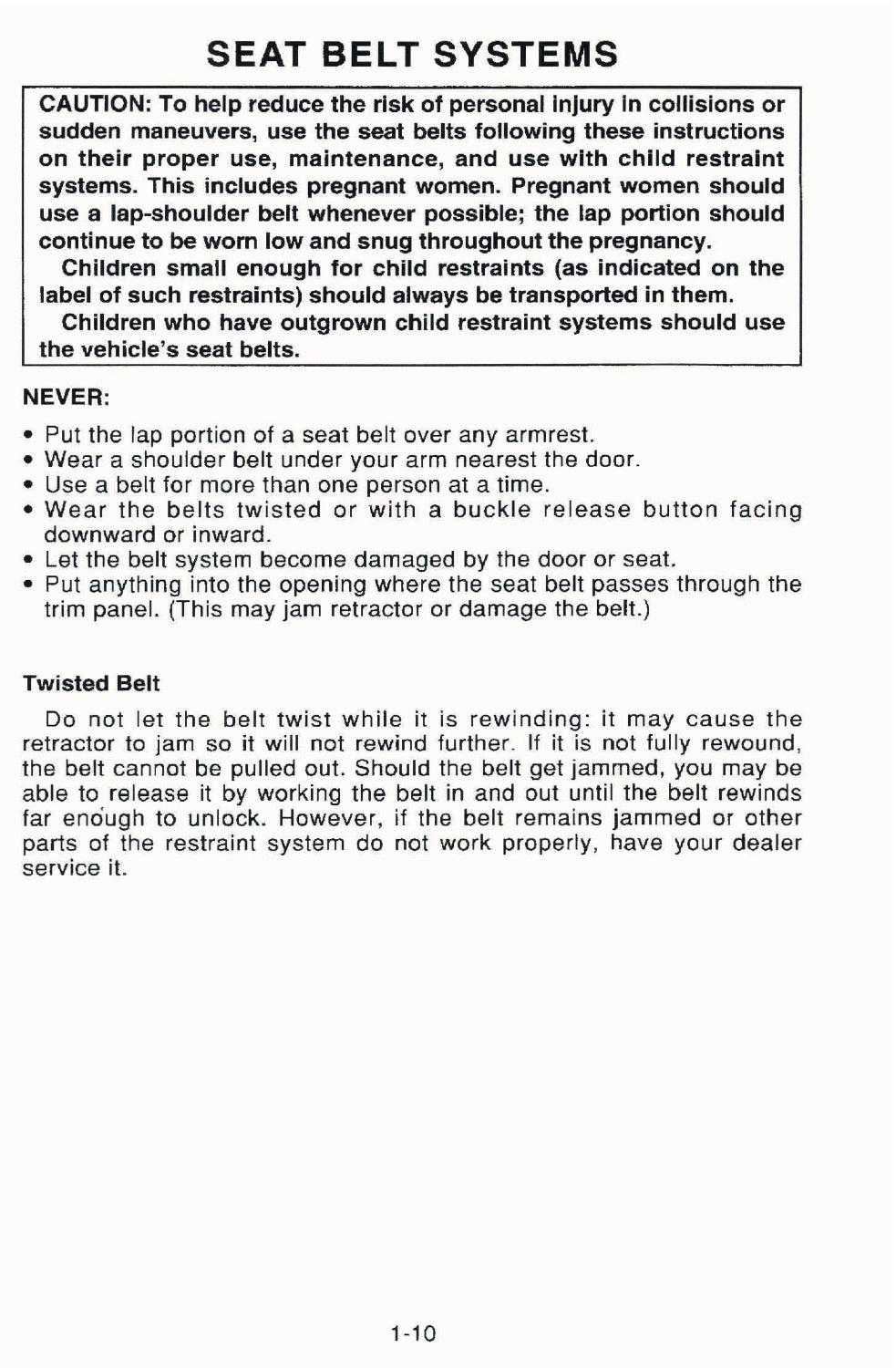 2007 GMC W-Series Owner's Manual | English