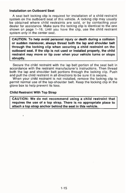 2007 GMC W-Series Owner's Manual | English