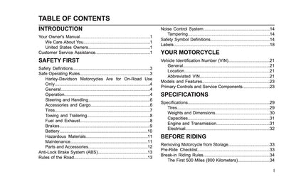 2025 Harley-Davidson FLTRXSE Owner's Manual | English US