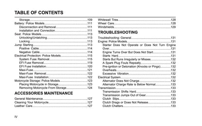 2006 Harley-Davidson Police Owner's Manual | English US