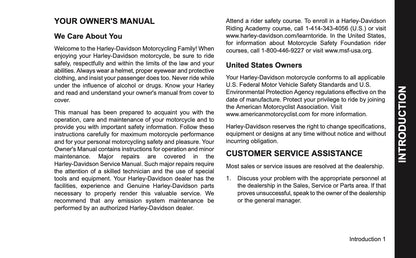 2026 Harley-Davidson Sportster RH Owner's Manual | English US