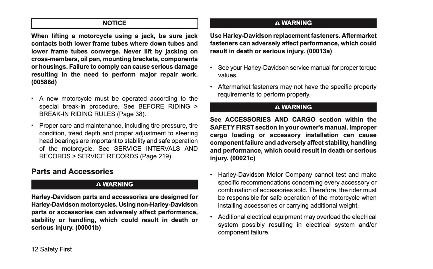 2026 Harley-Davidson Sportster RH Owner's Manual | English US