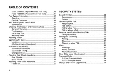 2026 Harley-Davidson Sportster RH Owner's Manual | English US