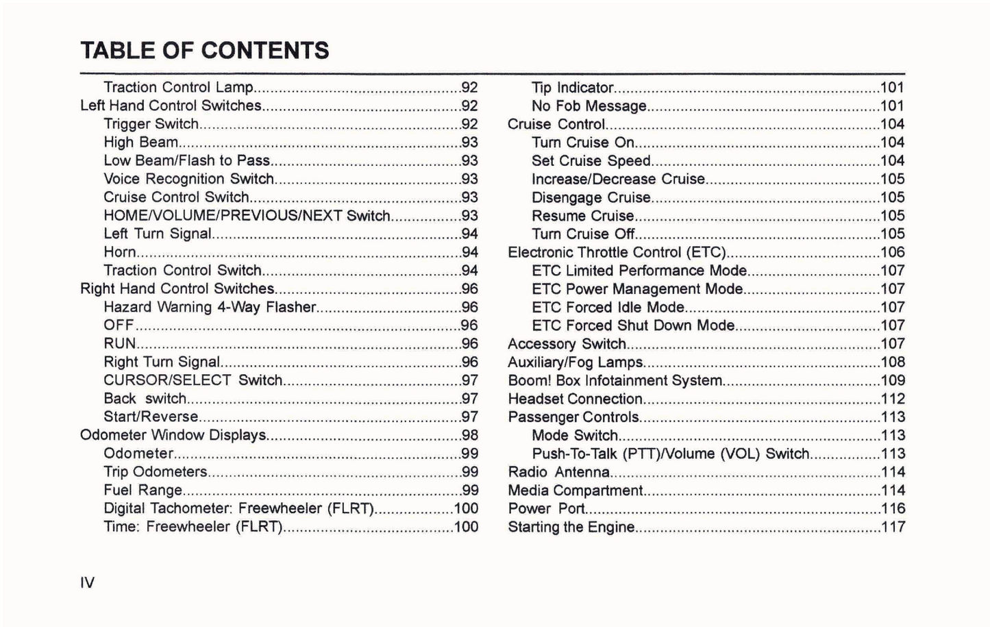 2023 Harley-Davidson Trike Models Owner's Manual | English