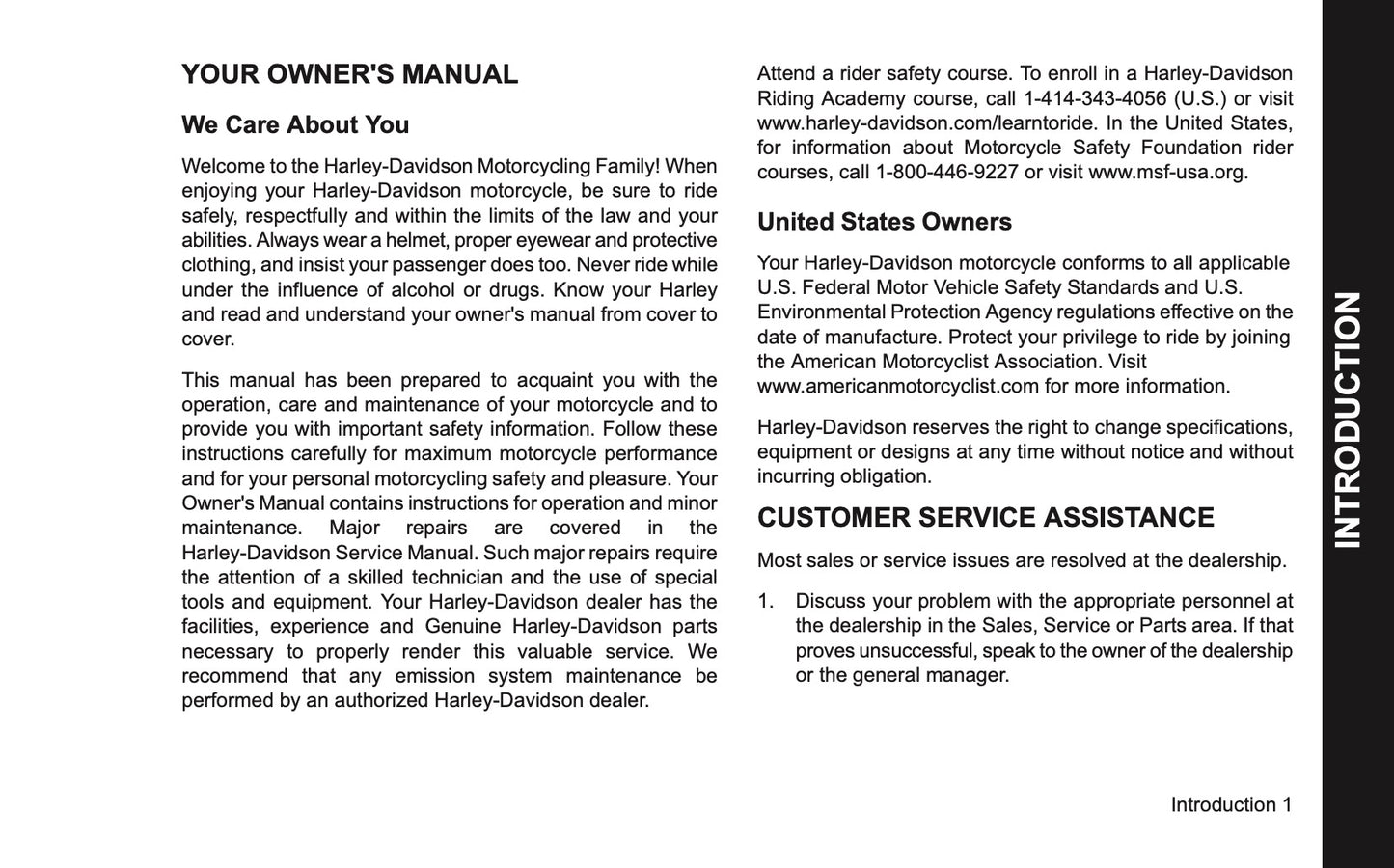 2024 Harley-Davidson Trike Owner's Manual | English US