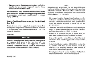 2024 Harley-Davidson Trike Owner's Manual | English US