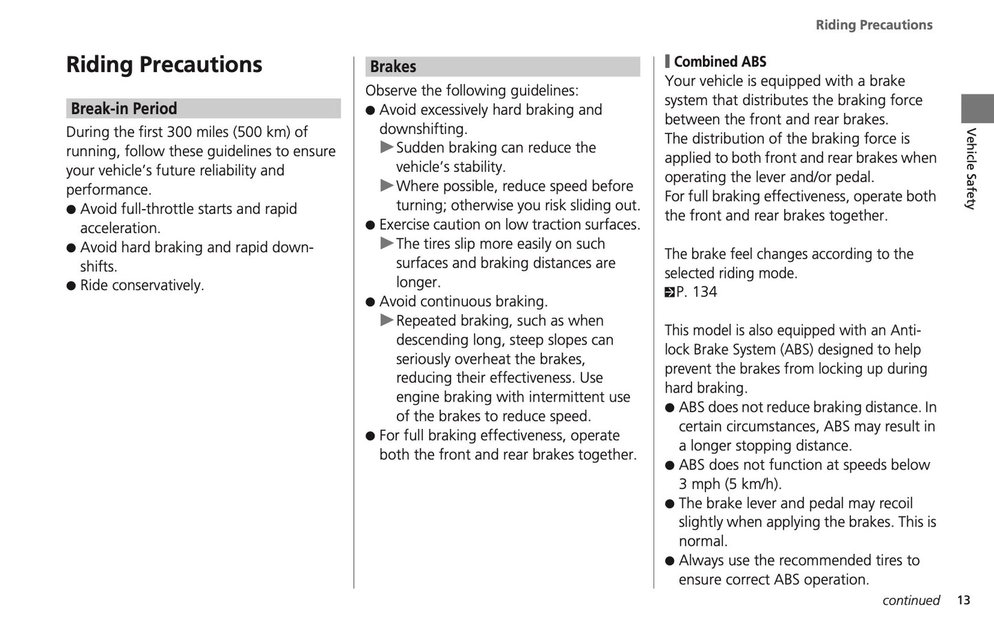 2022 Honda GL1800 Owner's Manual | English