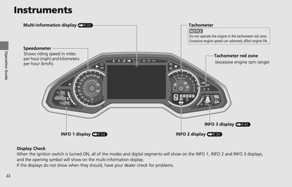 2022 Honda GL1800 Owner's Manual | English