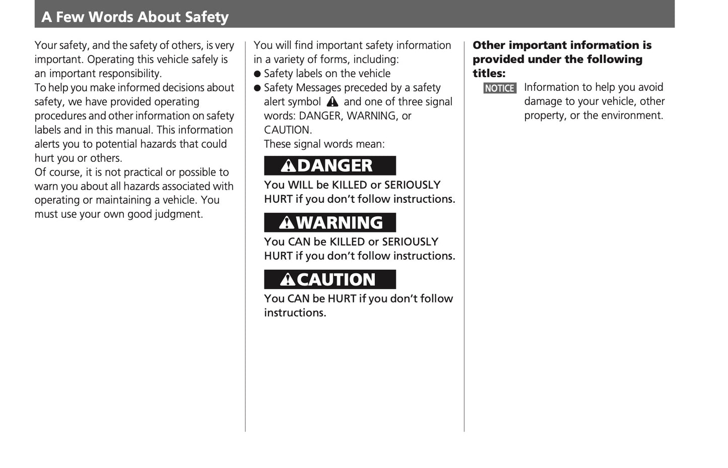 2022 Honda GL1800 Owner's Manual | English