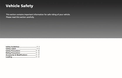 2022 Honda GL1800 Owner's Manual | English