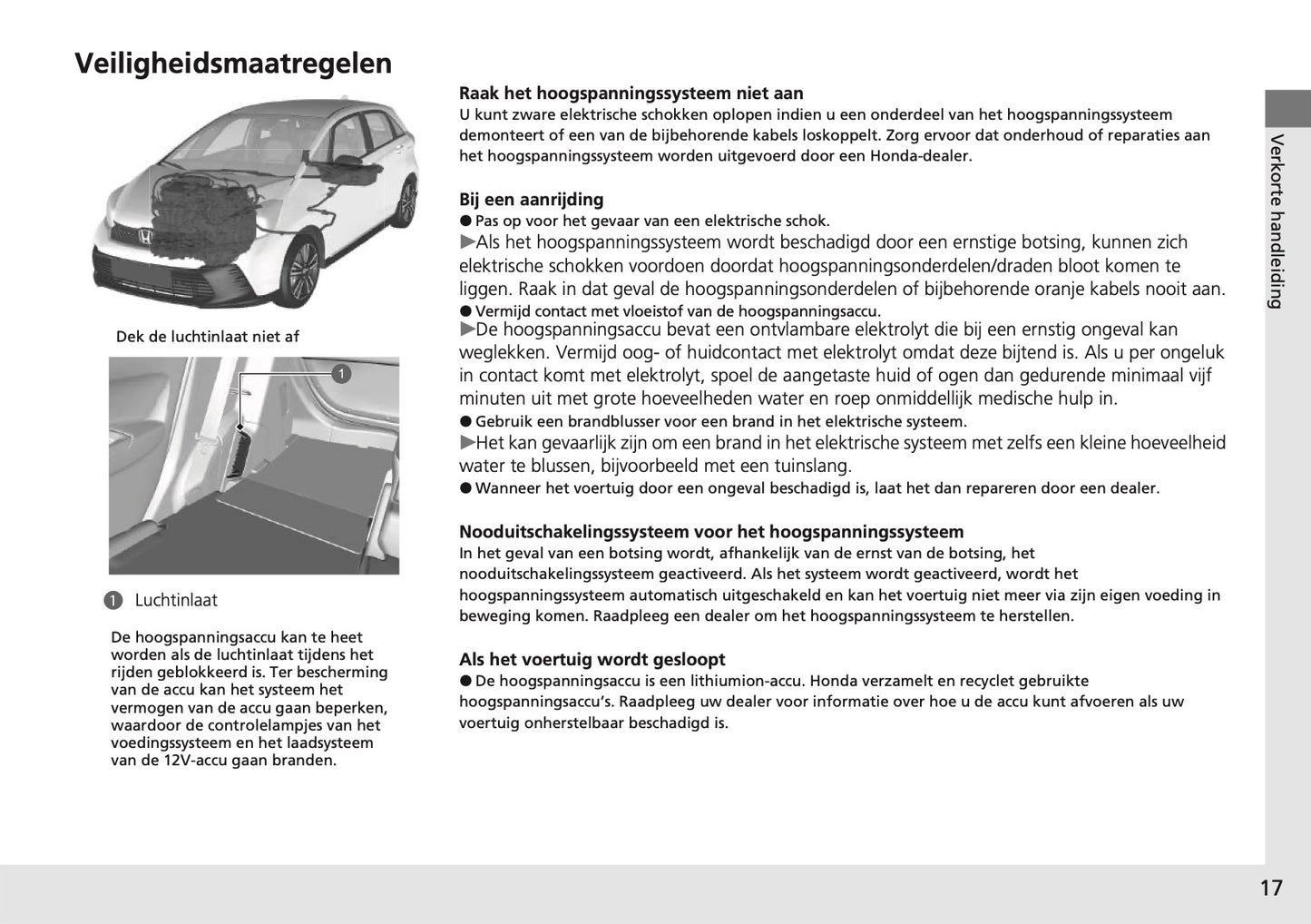 2024 Honda Jazz e:HEV Owner's Manual | Dutch