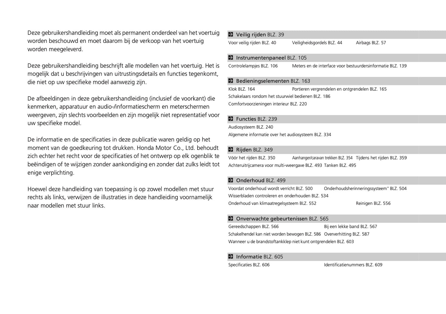 2024 Honda Jazz e:HEV Owner's Manual | Dutch