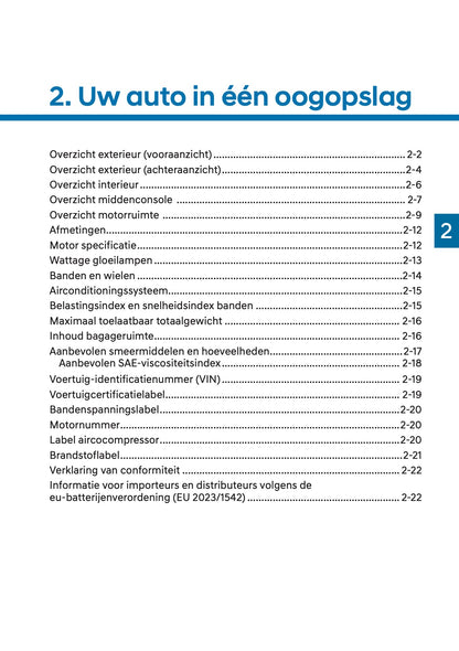 2025 Hyundai i10 Gebruikershandleiding | Nederlands