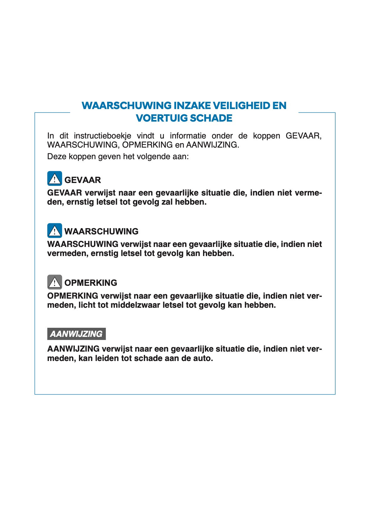 2025 Hyundai i10 Gebruikershandleiding | Nederlands