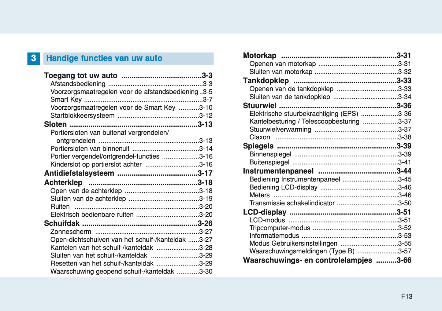 2017-2018 Hyundai i20 Owner's Manual | Dutch