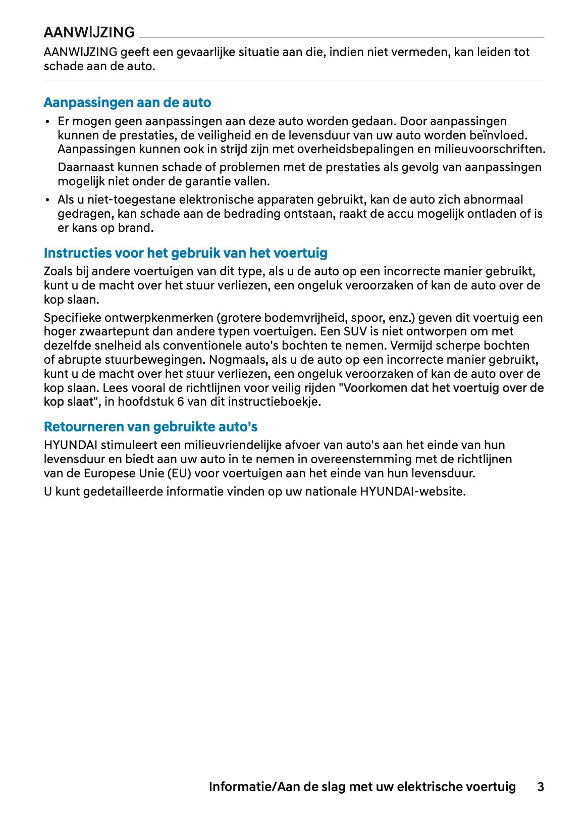 2027 Hyundai Inster Owner's Manual | Dutch