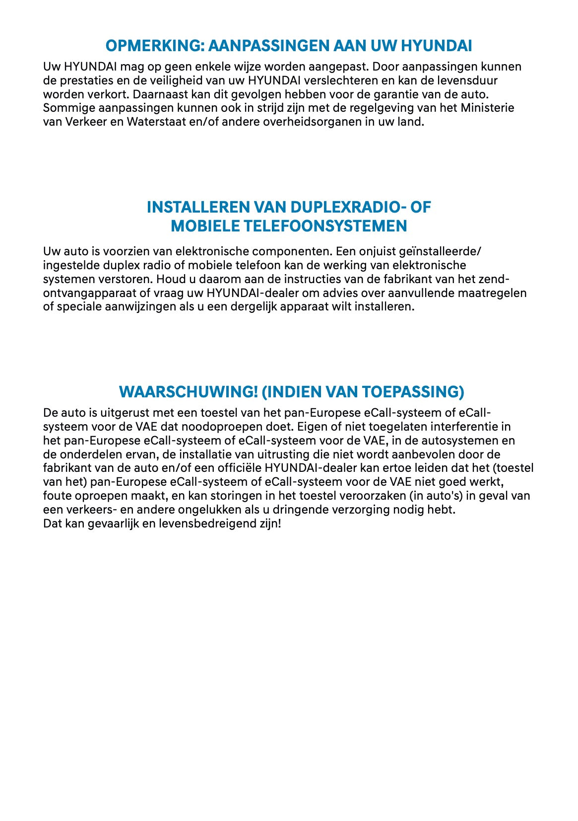 2027 Hyundai Inster Owner's Manual | Dutch