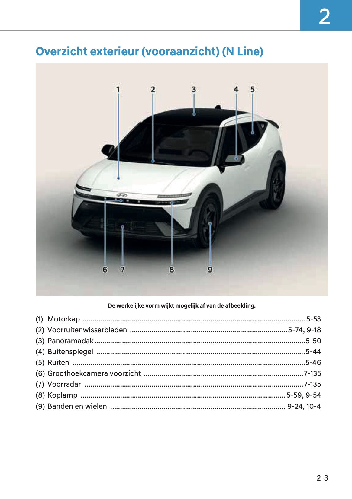 2026-2027 Hyundai Ioniq 3 Owner's Manual | Dutch