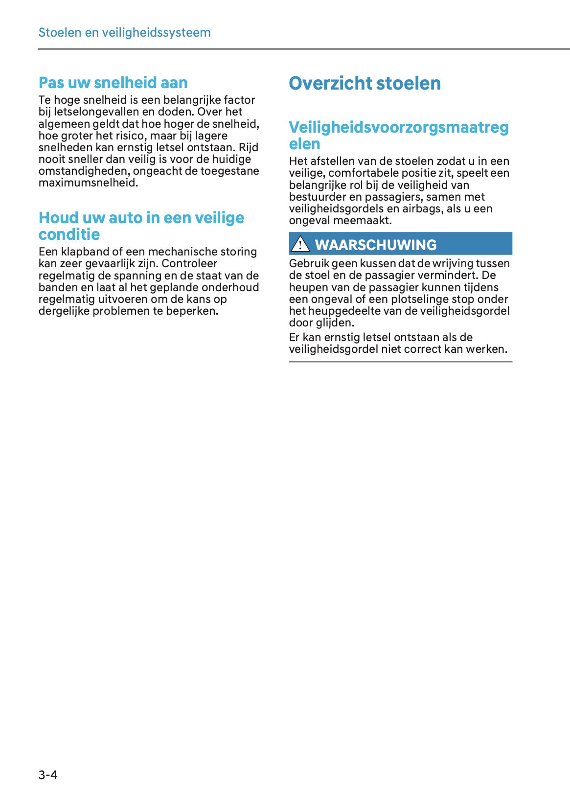 2026-2027 Hyundai Ioniq 3 Owner's Manual | Dutch