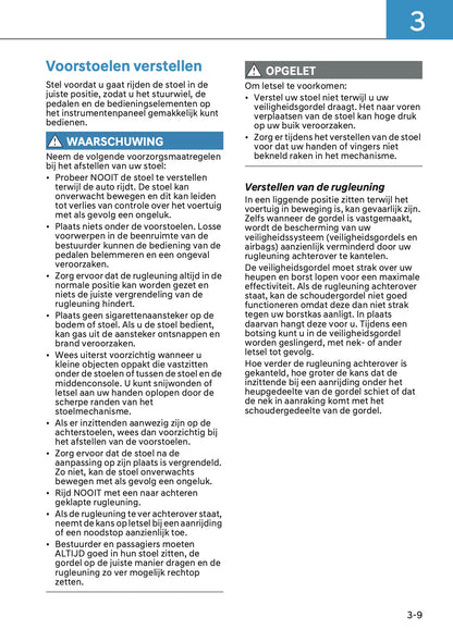 2026-2027 Hyundai Ioniq 3 Owner's Manual | Dutch