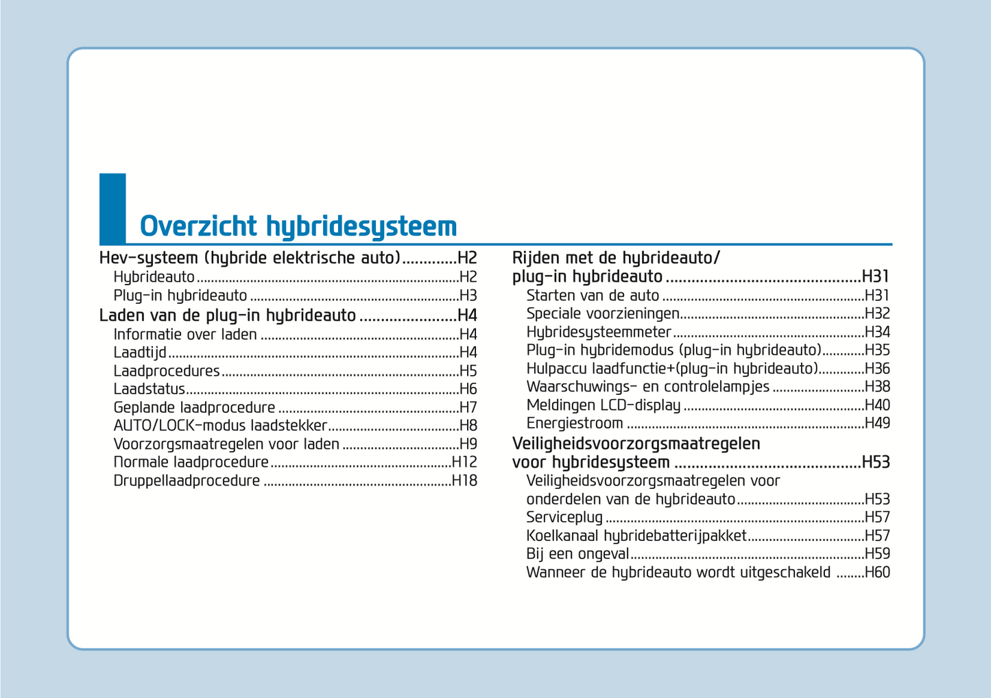 2020-2021 Hyundai Ioniq Plug-in-Hybrid Gebruikershandleiding | Nederlands