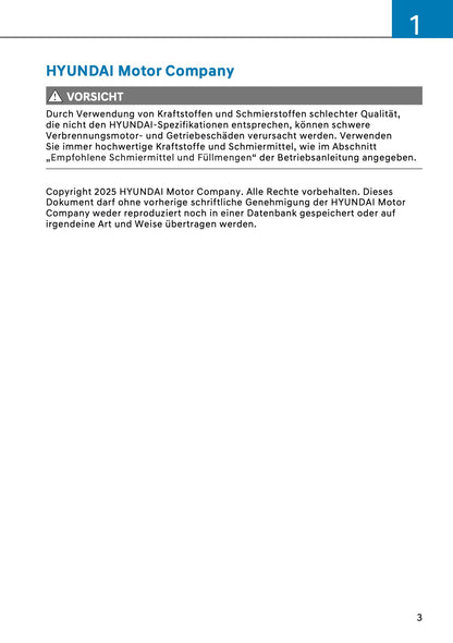 2026 Hyundai Kona Owner's Manual | German