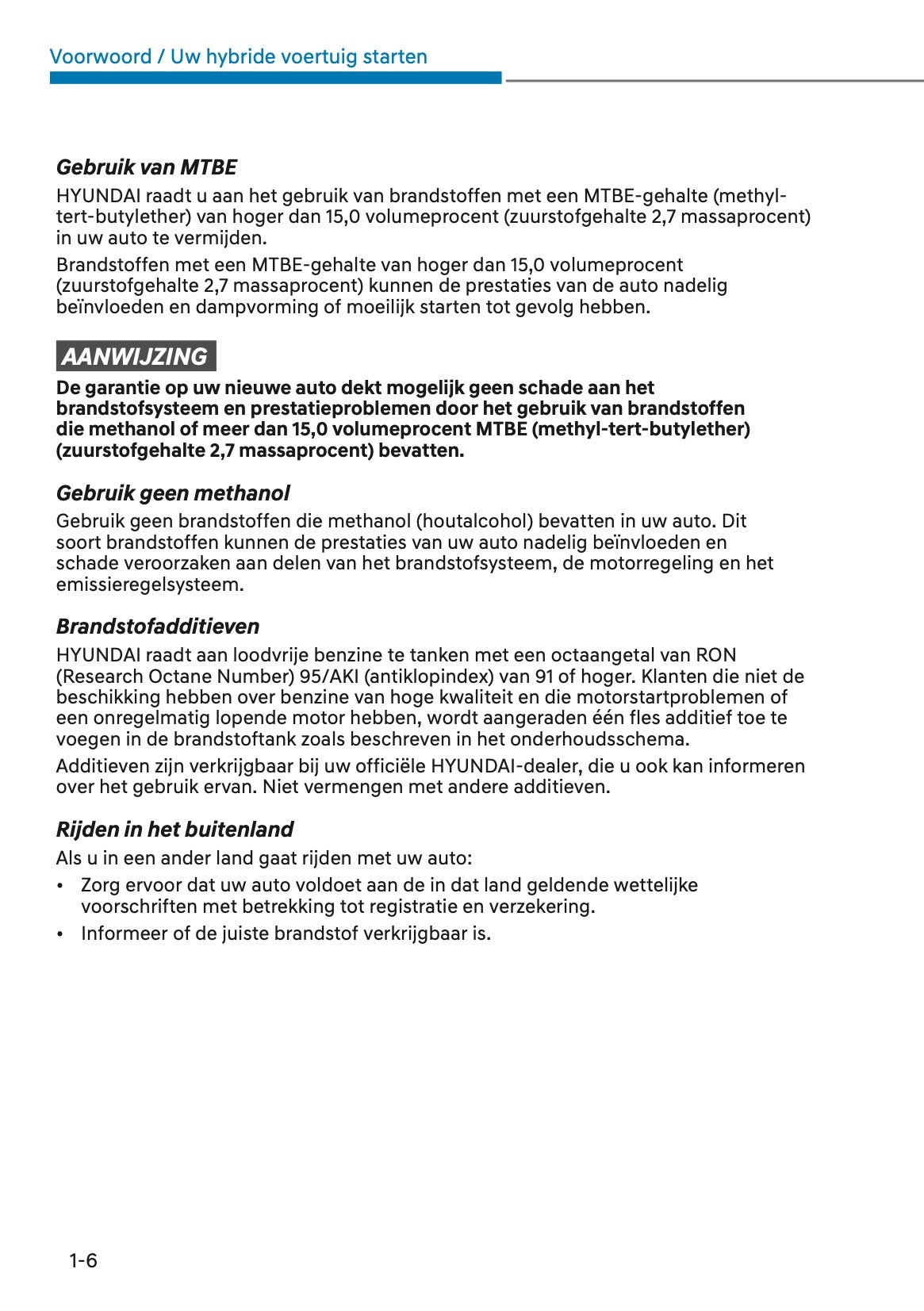 2023 Hyundai Kona Hybrid Owner's Manual | Dutch