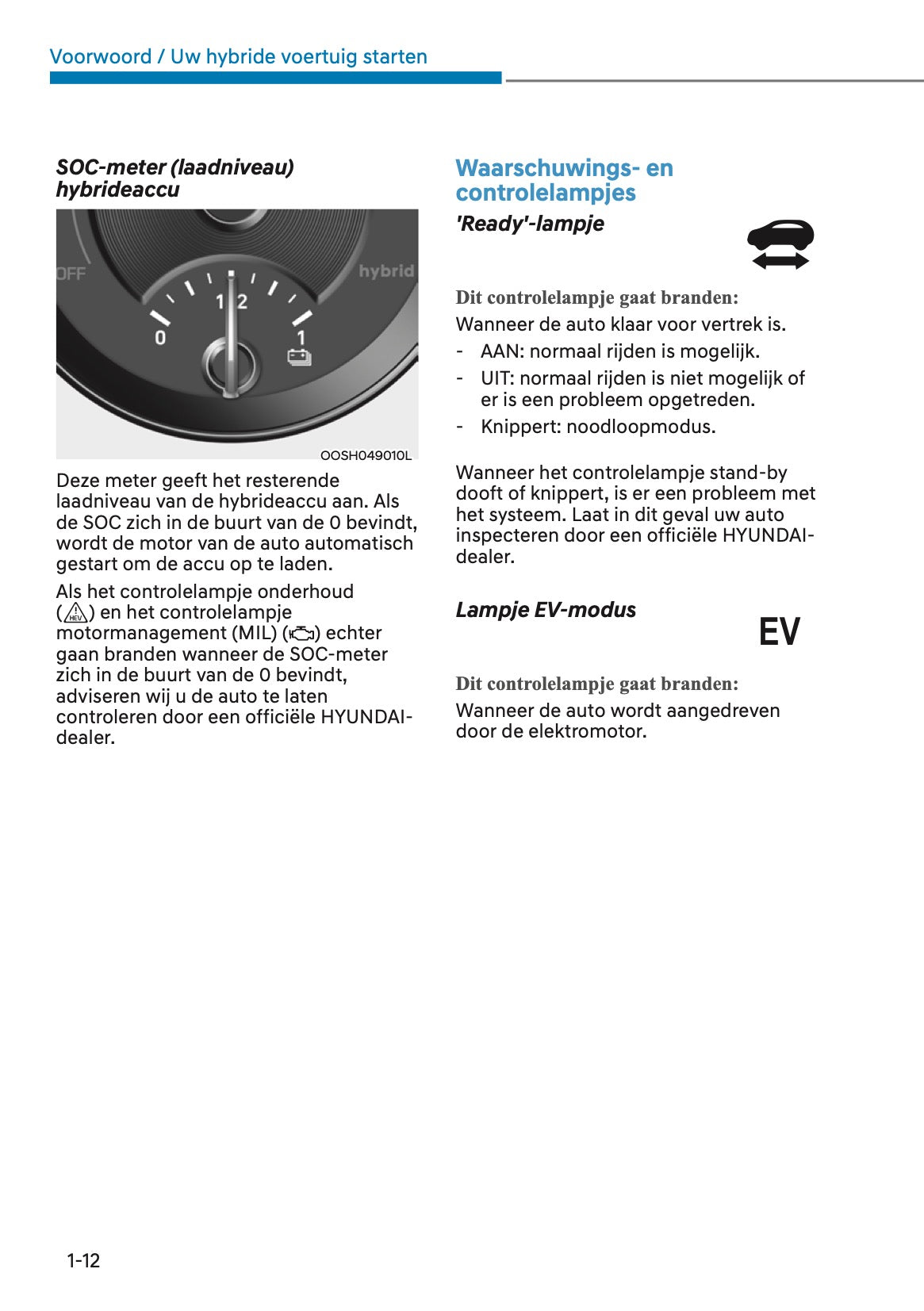 2023 Hyundai Kona Hybrid Owner's Manual | Dutch