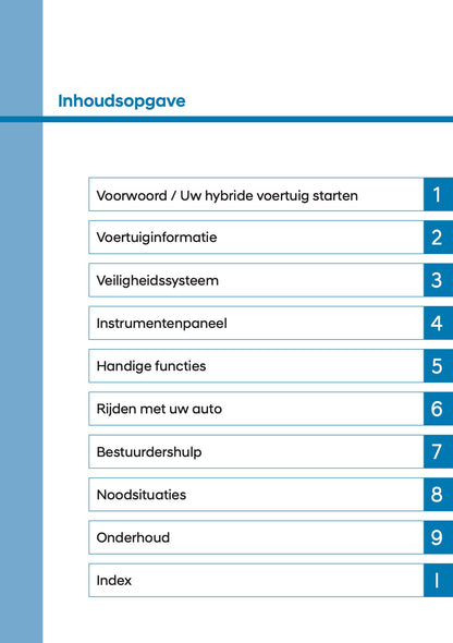 2023 Hyundai Kona Hybrid Owner's Manual | Dutch