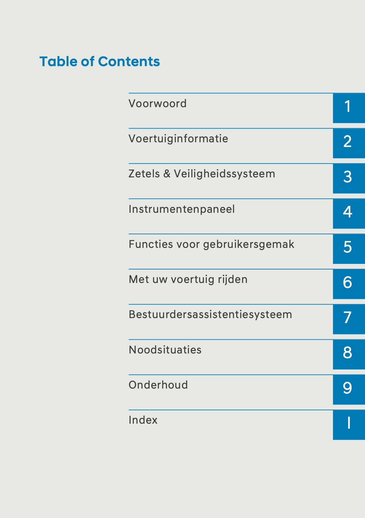 2026 Hyundai Kona Hybrid Owner's Manual | Dutch