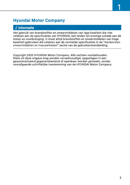 2026 Hyundai Kona Hybrid Owner's Manual | Dutch