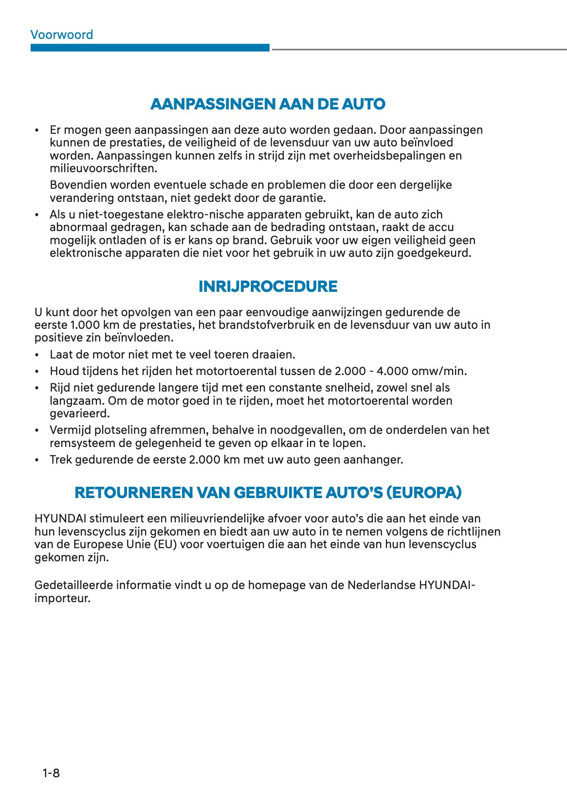 2021 Hyundai Kona Gebruikershandleiding | Nederlands