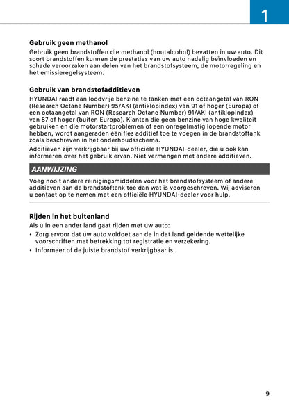 2026 Hyundai Kona Owner's Manual | Dutch