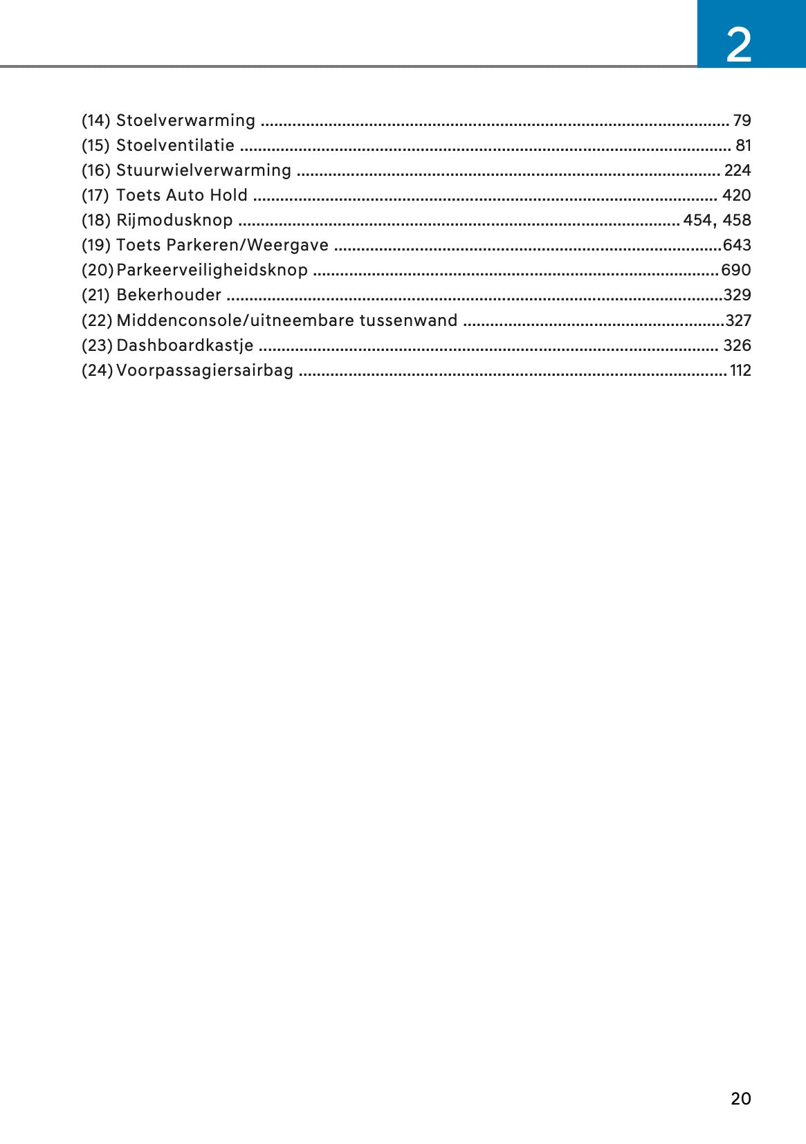 2026 Hyundai Kona Owner's Manual | Dutch