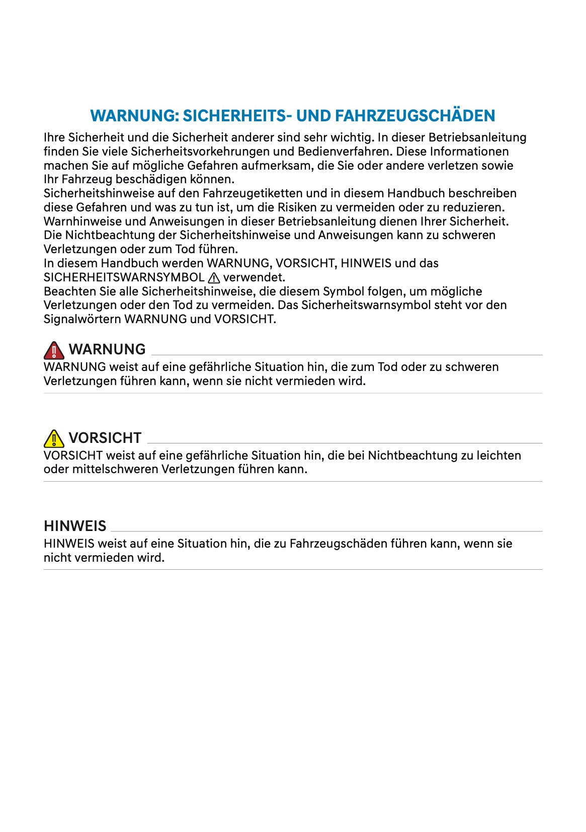2026 Hyundai Nexo Owner's Manual | German