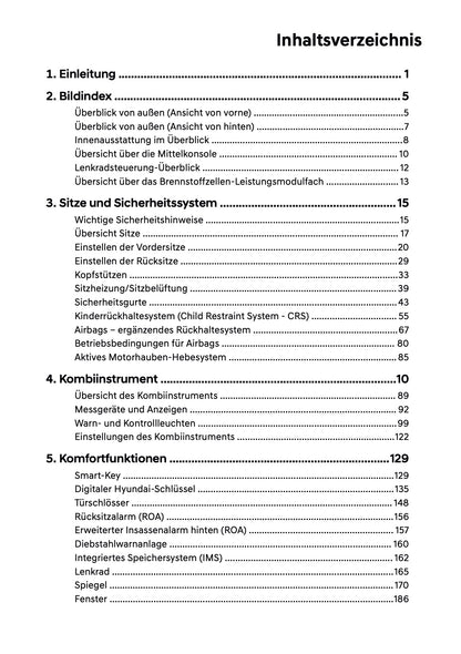2026 Hyundai Nexo Owner's Manual | German