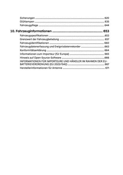 2026 Hyundai Nexo Owner's Manual | German